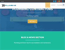 Tablet Screenshot of 3dplumbing.net